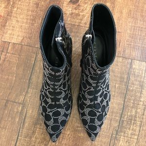 coach jewel studded bootie